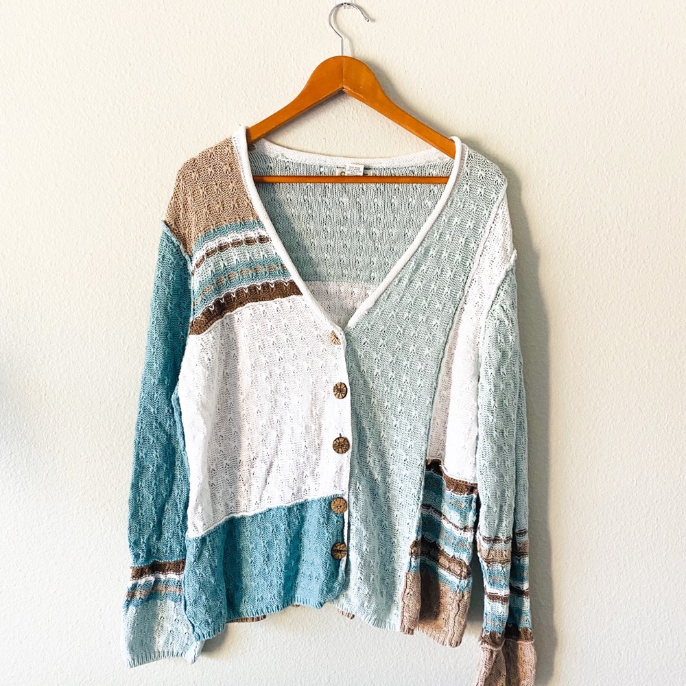 Knitted grandma sweater